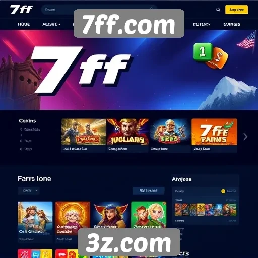 Interface e usabilidade do site 7ff.com